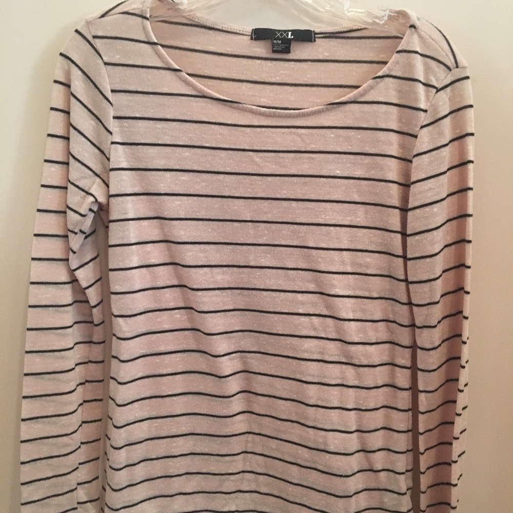 Striped long sleeve T-shirt